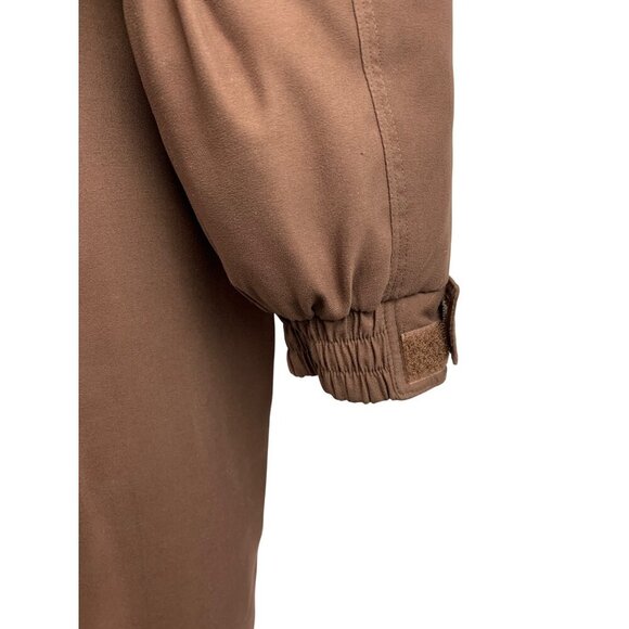 Women’s Cabela's Long Brown Trench Coat Size M - Picture 7 of 8